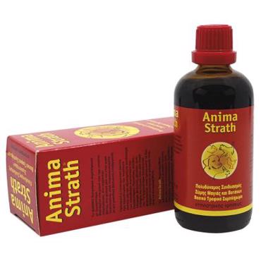 Interanimal Anima Strath Συμπλήρωμα Διατροφής Σιρόπι Ευεξίας Σκύλου & Γάτας 100ml